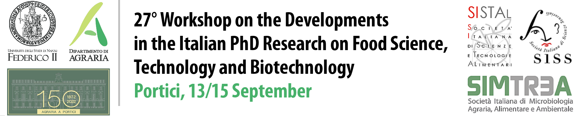 27th Workshop on the Developments in the Italian PhD Research on Food Science Technology and Biotechnology