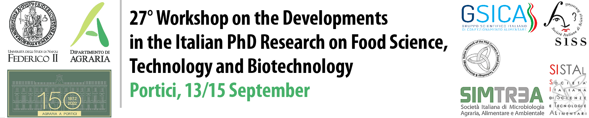 27th Workshop on the Developments in the Italian PhD Research on Food Science Technology and Biotechnology